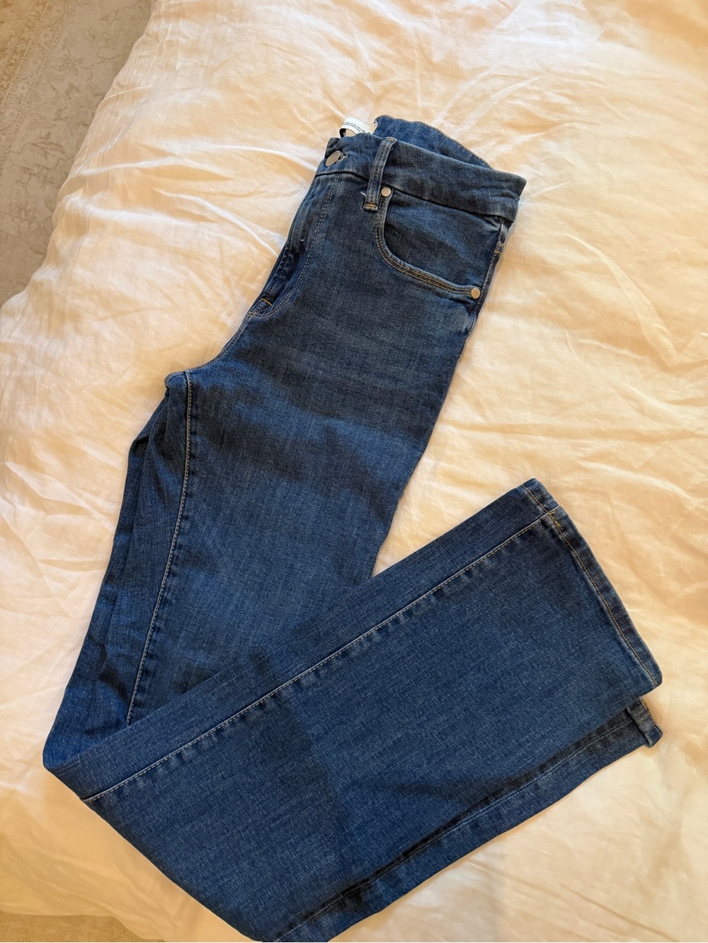 Classic Dark Blue Boot Cut Jeans